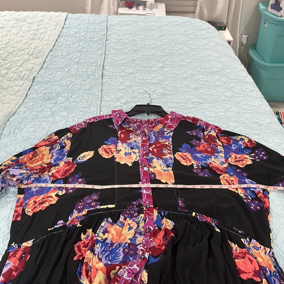 EUC Free People Brunch a Bunch tunic top size XL - Picture 9 of 11